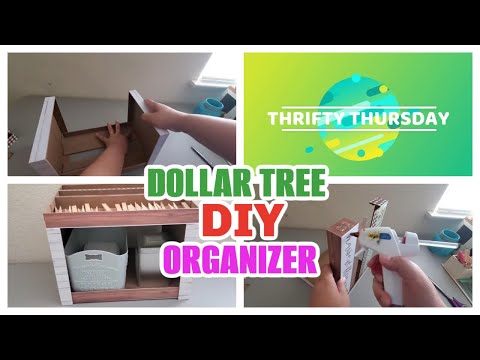 DIY DOLLAR TREE MULTIPURPOSE SPACESAVER WOODEN ORGANIZER FOR LAUNDRY ROOM KITCHEN & TINY HOME