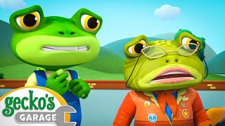 Mechanicals Ride Along in a Sidecar Adventure 🔧🐾 | NEW 🛠️ Subtitled Cartoons | Gecko's Garage