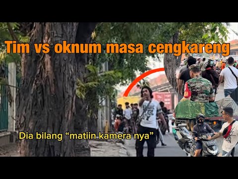 Tertib lalu lintas cengkareng || oknum masa vs tim || keras