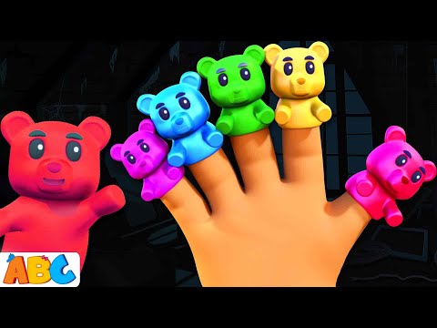 Gummy Bear Finger Family 🎶 | Fun Way to Learn Colors for Toddlers! @AllBabiesChannel