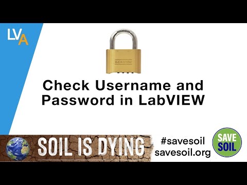 how to open password protected labview vi