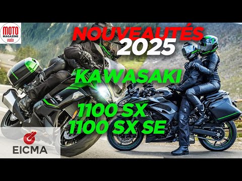 Kawasaki Ninja 1100 SX et SX SE Nouveauté Salon de la Moto Milan 2024