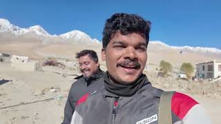 Ladakh Bike Ride Day 4 – Pangong to Nubra Valley | Dangerous Water Crossings! | Raju Kanneboina