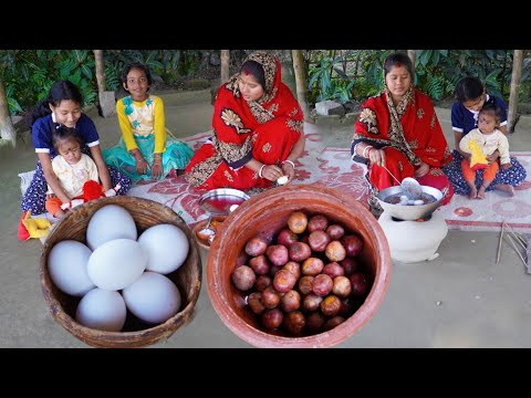 বহুদিন পর দেশি আলু দিয়ে এইভাবে ডিমের রেসিপি রান্না খাওয়া || Anda curry recipe