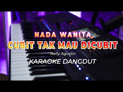 CUBIT TAK MAU DICUBIT  || KARAOKE  || NELLY AGUSTIN || DANGDUT ORIGINAL || NADA WANITA - HQ AUDIO