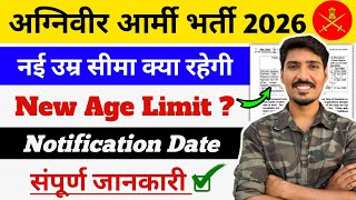 Army Agniveer New Vacancy 2026 Age Limit | Army Agniveer New Age Limit | Army New Bharti 2025-26 