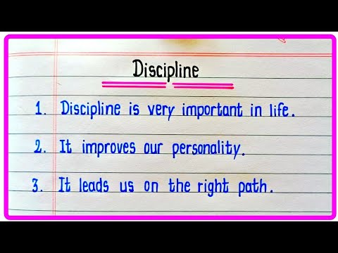 10 Lines On Discipline In English | Discipline Essay | Essay On Discipline