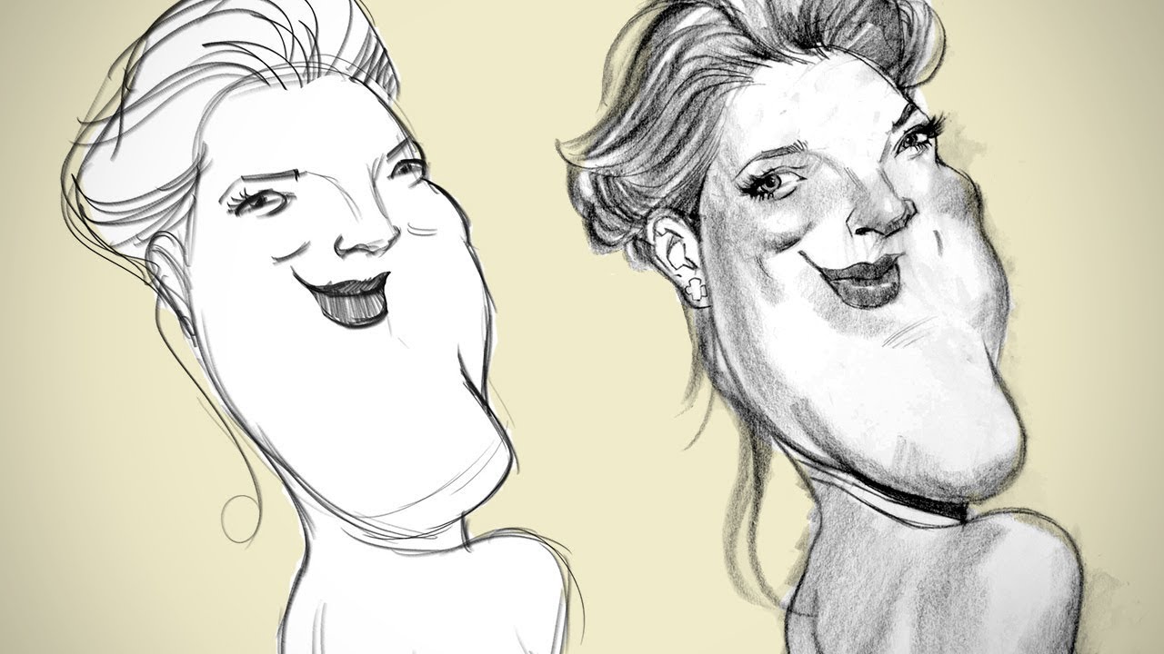 From Idea to Sketch - Rough Sketch Caricature - Proko