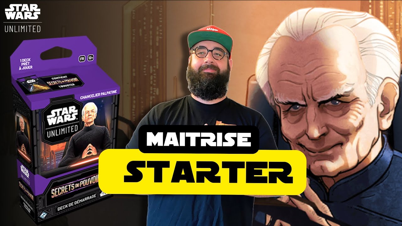 LE STARTER DECK OFFICIEL DE L’EMPEREUR PALPATINE - STAR WARS UNLIMITED