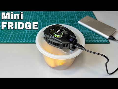 How to Make a Mini Fridge at Home - Travel Refrigerator - Miniatire Car Fridge Powered by USB