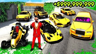 גונב רכבים של ביליונרים בGTA V!