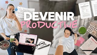 ÊTRE PRODUCTIVE (mes tips d'entrepreneuse, orga, agenda, sport)