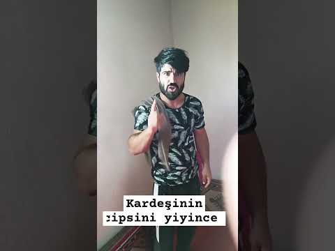 kardeşinin cipsini yiyince olanlar