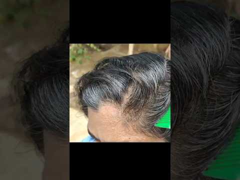 #ad #hairdye #haircare #haircolor #blackhair #whitehairtoblack #parmanenthaircolor #trendingshorts