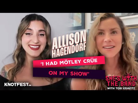 Allison Hagendorf Hosting MÖTLEY CRÜE on Her Show | She's with the Band