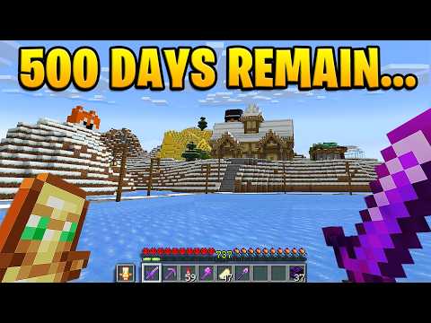 500 Days REMAIN in HARDCORE Minecraft...