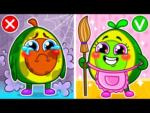 Dust In The House 😲🏠 Clean Up Story 😊 || VocaVoca Stories 🥑