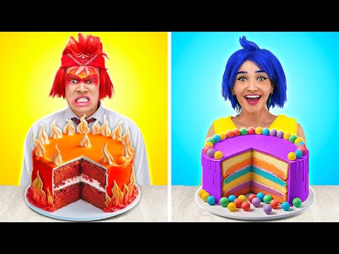 ALEGRÍA vs IRA: Batalla de Pasteles 🎂 ¡De Caos a Obra Maestra! 123 GO! FOOD