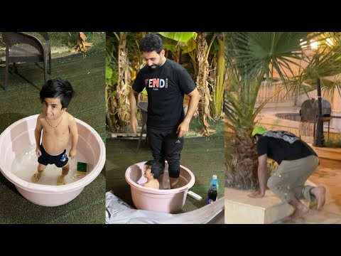 شربناهم الماي الي سبح بي حساني ومخلي بي رجلي ضلو يزوعون😂😂😂😂