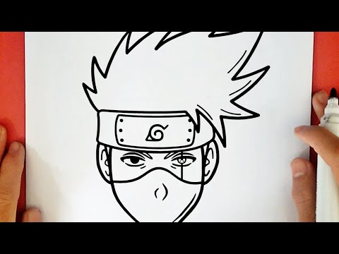 COMO DESENHAR O KAKASHI DO NARUTO