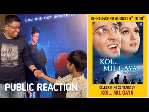 Koi Mil Gaya Movie Re-release | Public Reaction | 20 Years Celebration | Hrithik Roshan