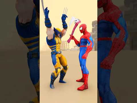 Spider-man hot temper | Marvel Toys #gta #spiderman #funnyvideo #shorts #homemaranha