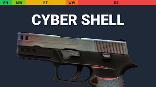 P250 Cyber Shell Wear Preview