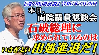 本日、両院議員懇談会　石破総理に求められているのは、いさぎよい出処進退だ！（西田昌司ビデオレター　令和7年7月28日）