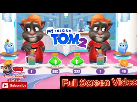 Talking Tom 2 funny video(full screen video)