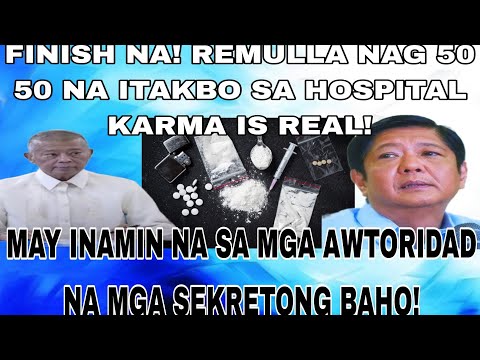 REMULLA NAG 50 50 NA ITAKBO SA HOSPITAL KARMA IS REAL! MAY INAMIN NA SA MGA AWTORIDAD SEKRETONG BAHO