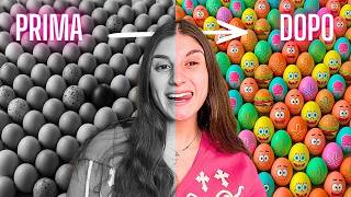 Ho DECORATO le UOVA di Pasqua AESTHETIC + SPONGEBOB🐣