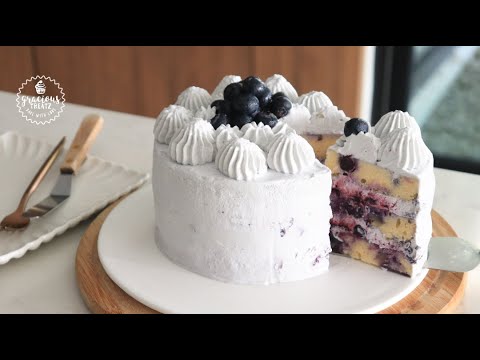 Moist Blueberry Cake Recipe | with egg replacement