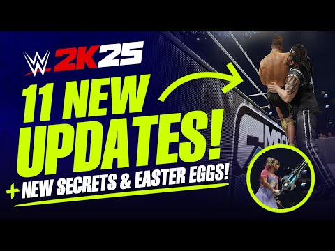 WWE 2K25: 11 New Updates, Unlockables, Secrets & Easter Eggs! (Did You Know?)