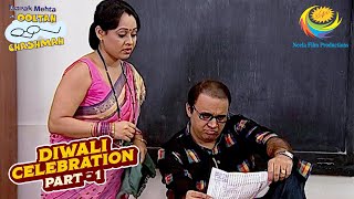 Lottery Ticket देखकर हैरान हुए Bhide-Madhavi | Taarak Mehta Ka Ooltah Chashmah | Diwali Celebration