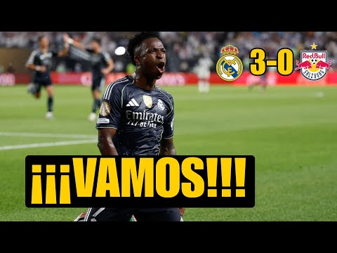 REAL MADRID 3-0 SALZBURGO: VINICIUS LIDERA LA EXHIBICIÓN