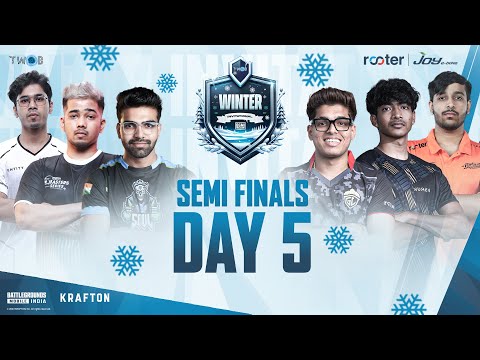 [HINDI] WINTER INVITATIONAL SEMI FINALS DAY 5  | #bgmi