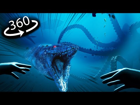 360&#176; VR - TERRIFYING Sea Creatures | Deep Ocean Horror