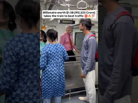 Mumbai Billionaire Worth ₹12,525 Crore Takes Train to Beat Traffic 🚆