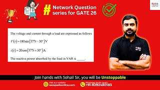 #03 Network Question Series for GATE 26 | EE | ECE | IN