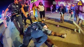 Cops Get Outnumbered During Shooting Chaos