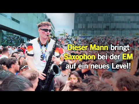 Dieser Mann bringt Saxophon bei der EM auf ein neues Level! 🎷❤️🇩🇪