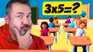 AFERİM 100 ALDIN! ÖĞRETMEN OLDUM SÖZLÜ SINAV YAPIYORUM! | TEACHER SIMULATOR OYNUYORUZ