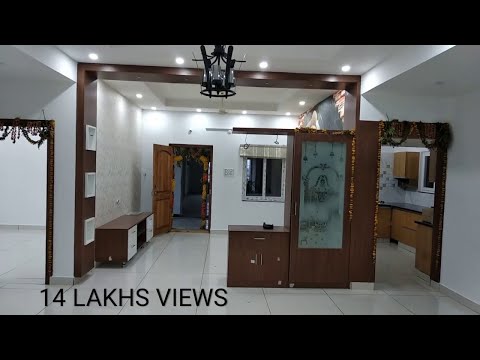 3BHK Flat Interior Design & Execution Done - Home Interior Guide Call 9492138169 SLV AMARAVATI GRAND
