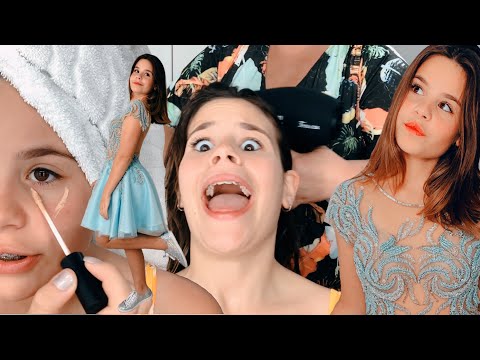 ME ARRUMEI SOZINHA PARA UMA FESTA DE 15!!!