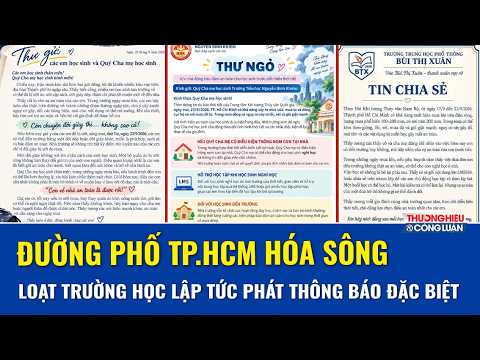Mưa lớn “nhấn chìm” nhiều tuyến đường, trường học TP.HCM phát thông báo “đặc biệt” trong đêm