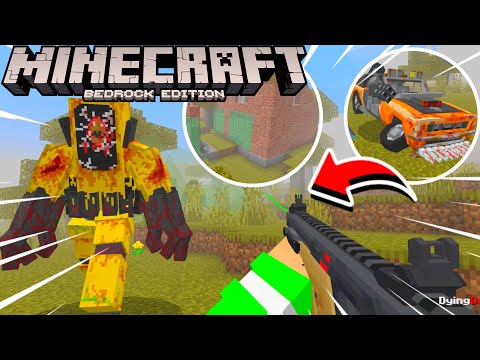 NOVO ADDON/MOD INCRÍVEL DE APOCALIPSE ZUMBI PARA MINECRAFT PE 1.21! (MINECRAFT BEDROCK)