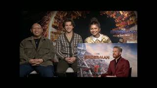 [SUB AL ESPAÑOL] Entrevista a Zendaya, Tom Holland y Jacob Batalon por Jake's Takes