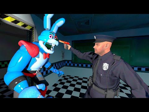 АНИМАТРОНИКИ ПУГАЮТ ОХРАННИКА FNAF COOP Garry's Mod