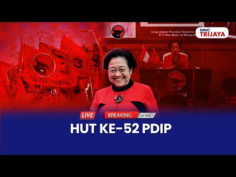 Live - Megawati Soekarnoputri Buka HUT ke-52 PDIP