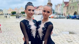 Mažoretky KIRA - MS OPOLE 2022 - Nela Hajnová, Aneta Tokárová duo juniorky 2022